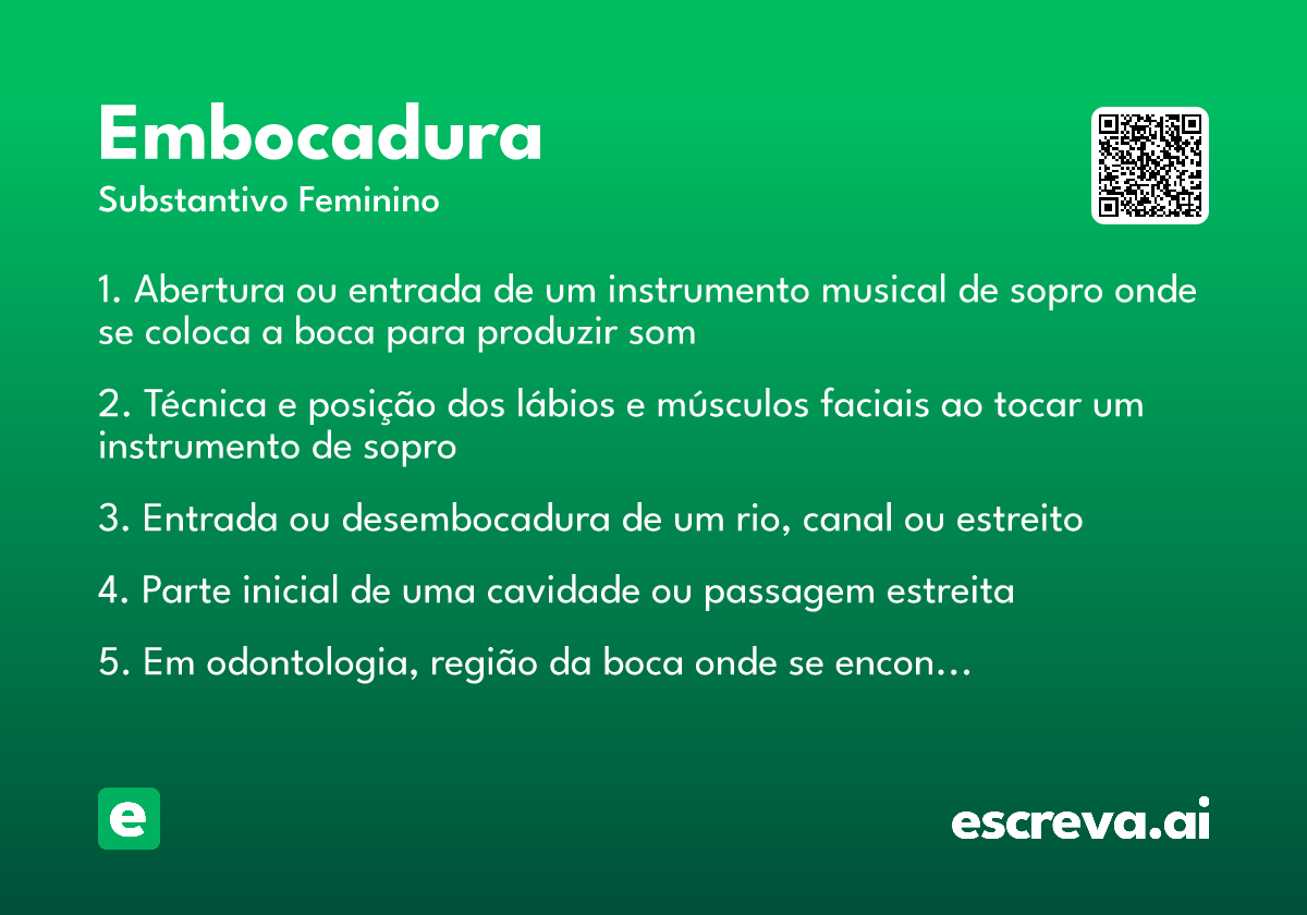 embocadura