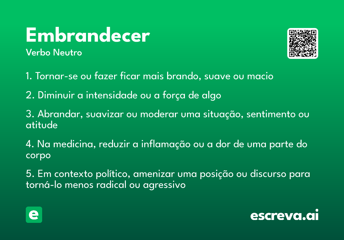 embrandecer
