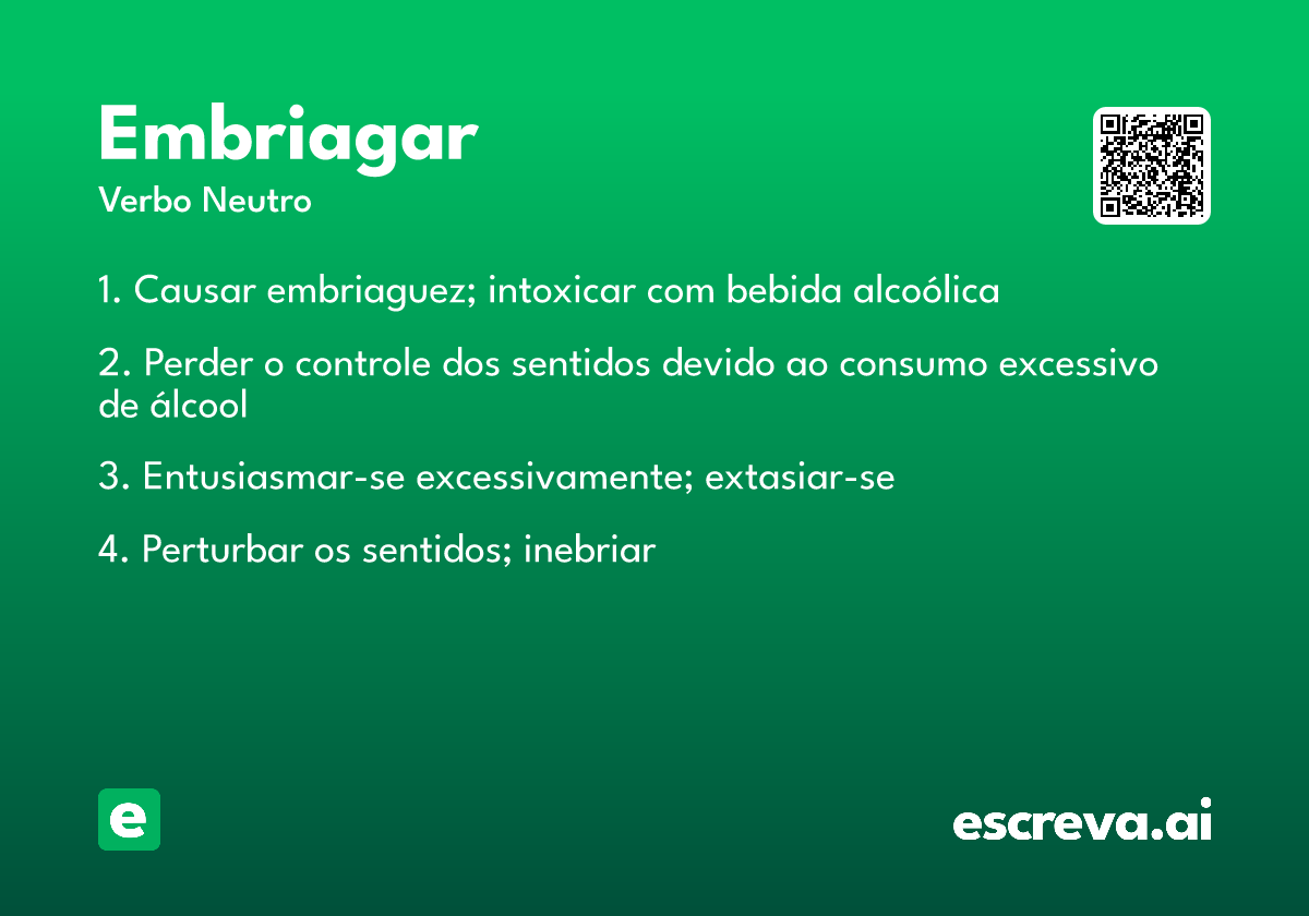 embriagar