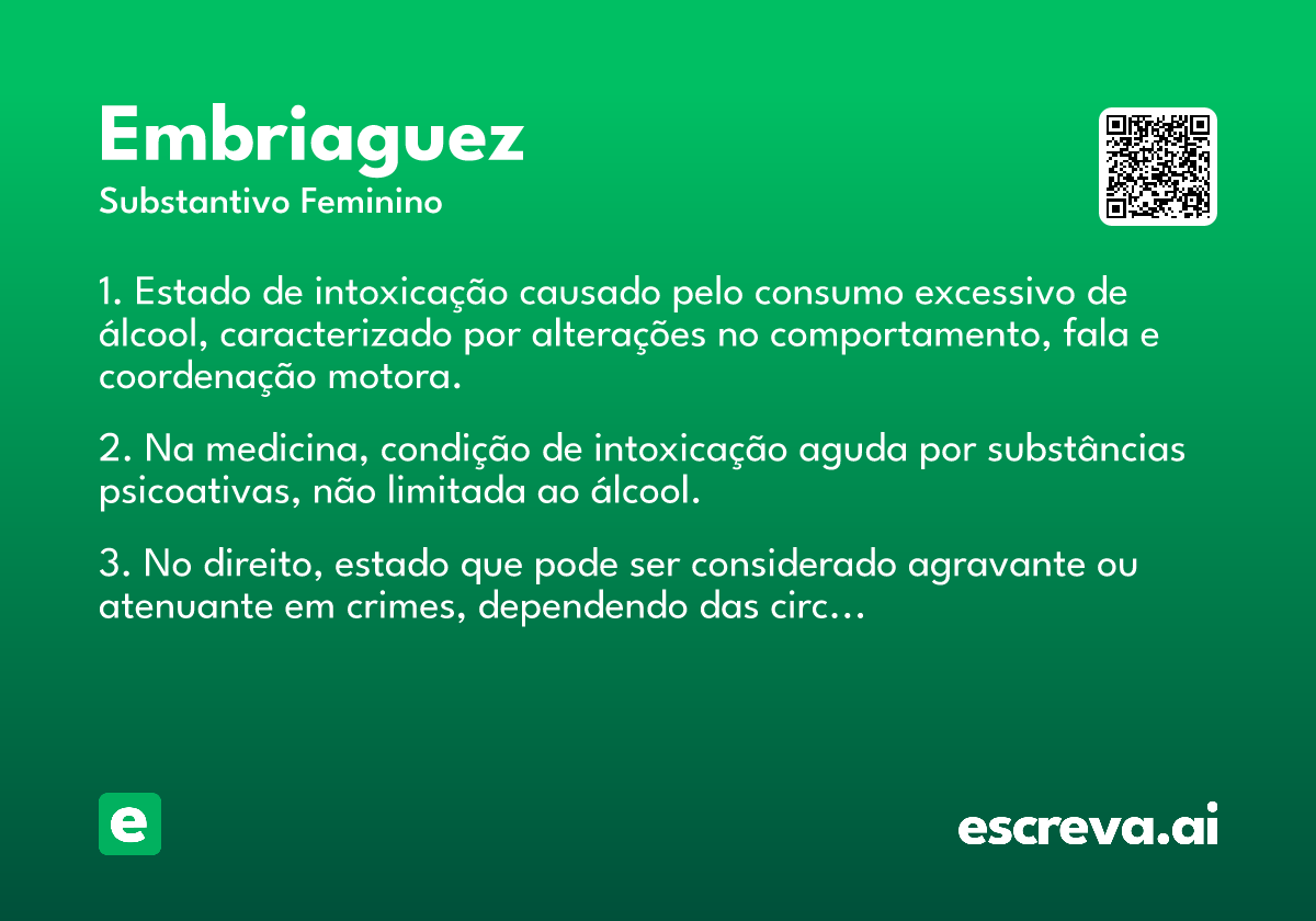embriaguez
