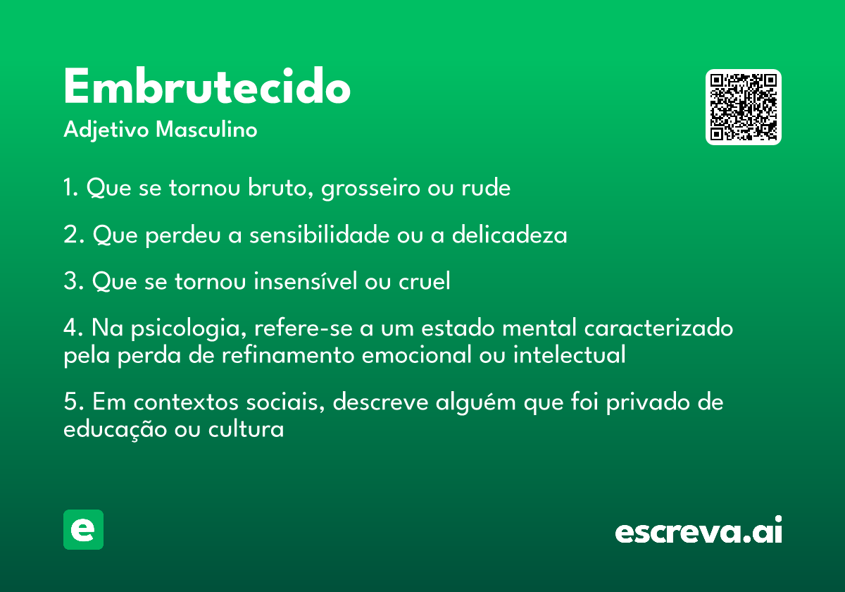 embrutecido