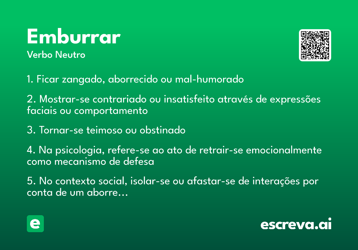 emburrar