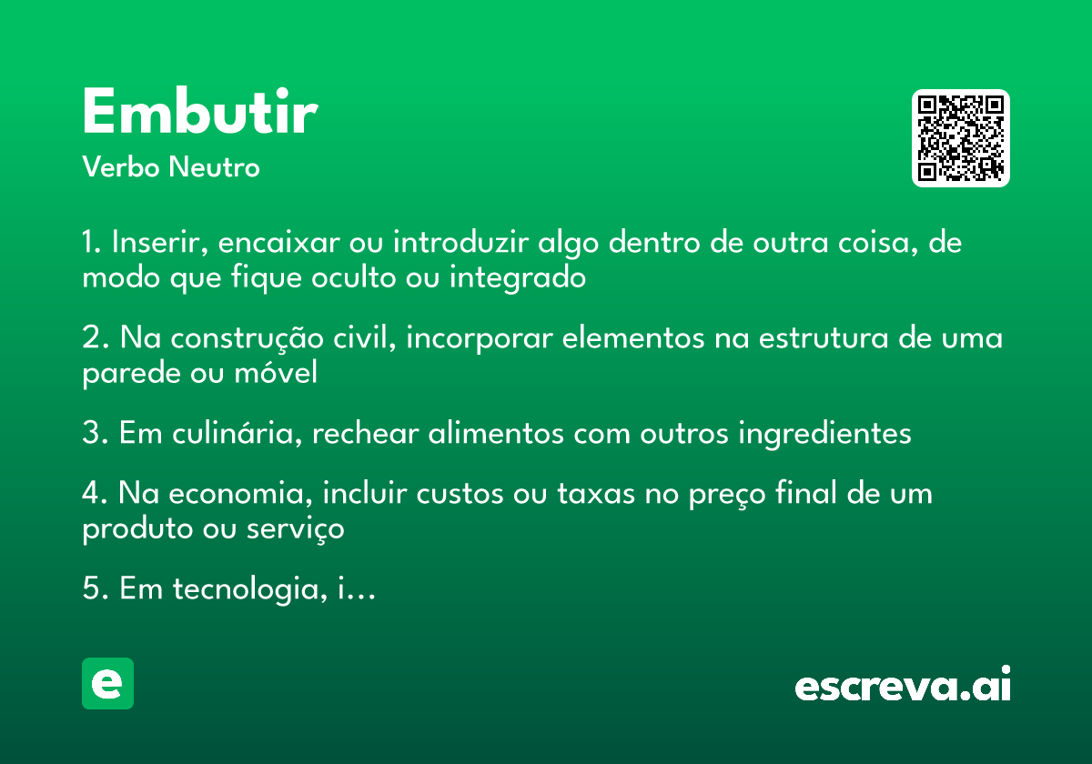 embutir