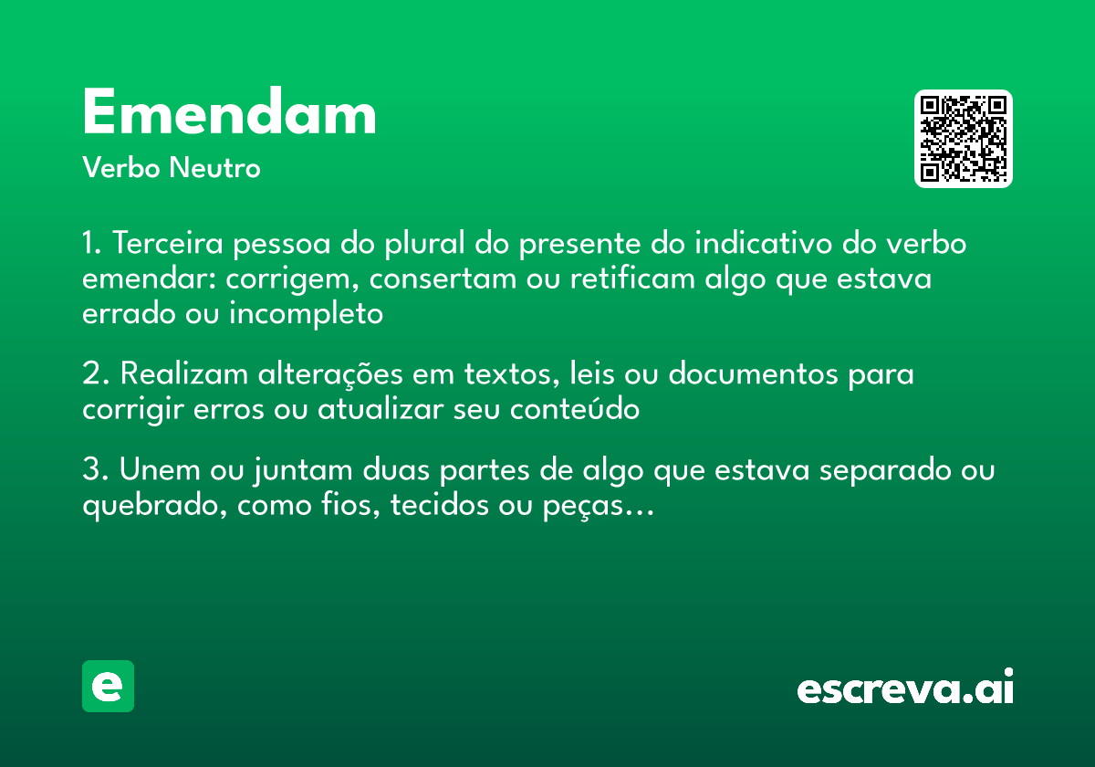 emendam