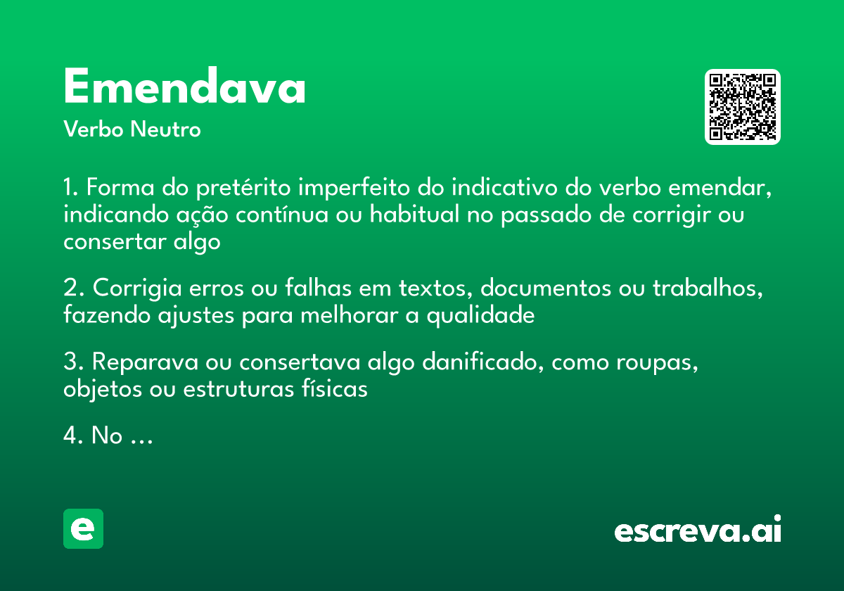 emendava