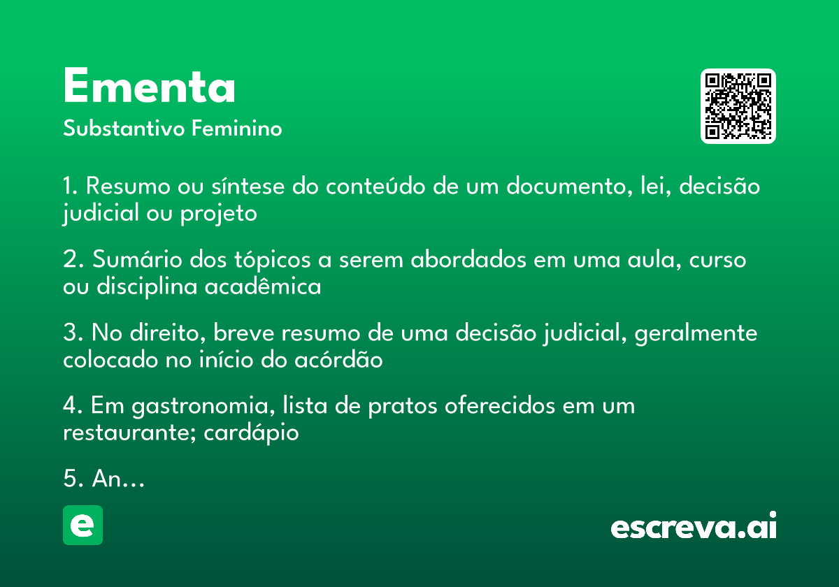 ementa