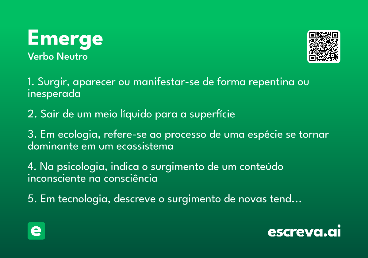 emerge