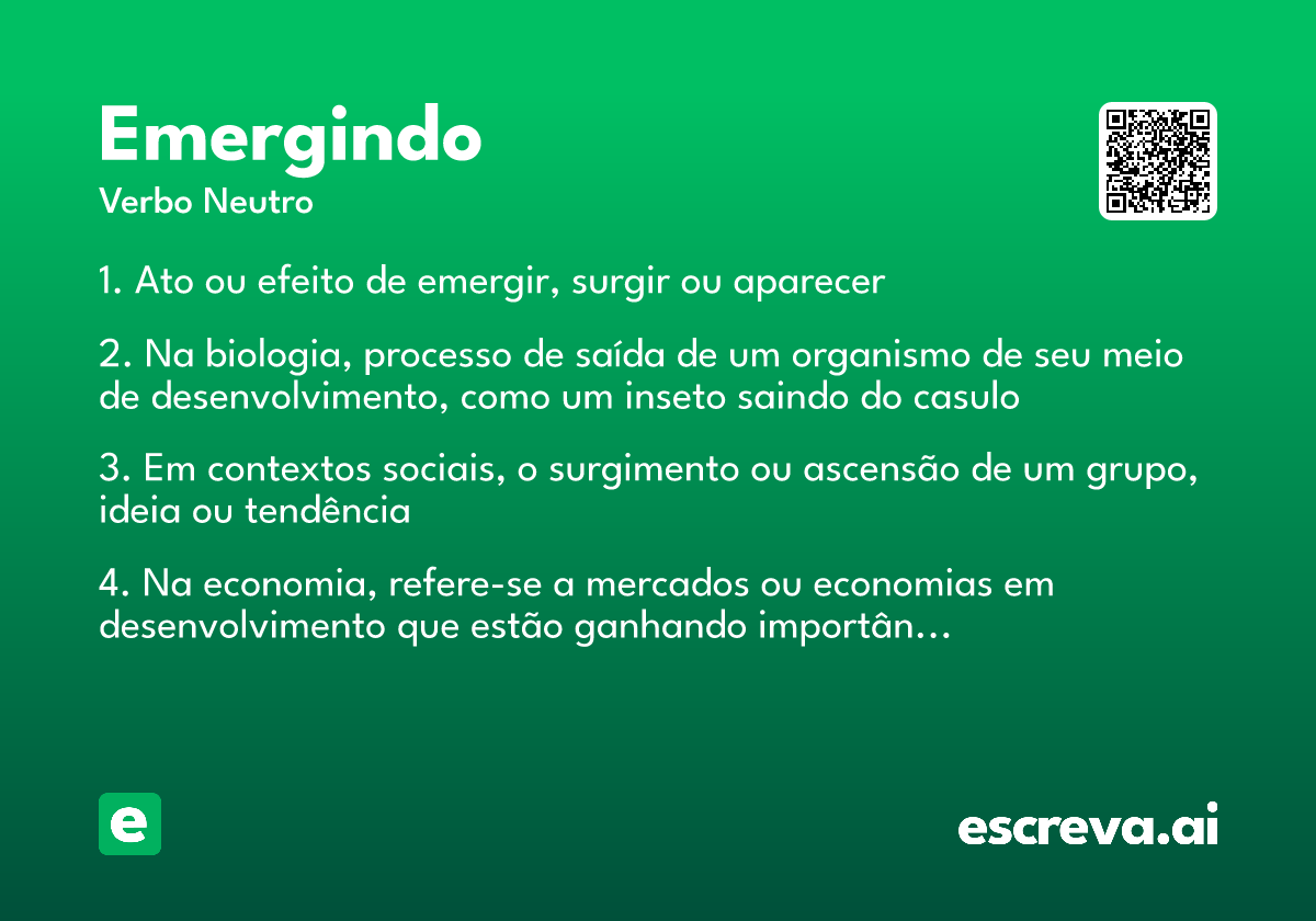 emergindo