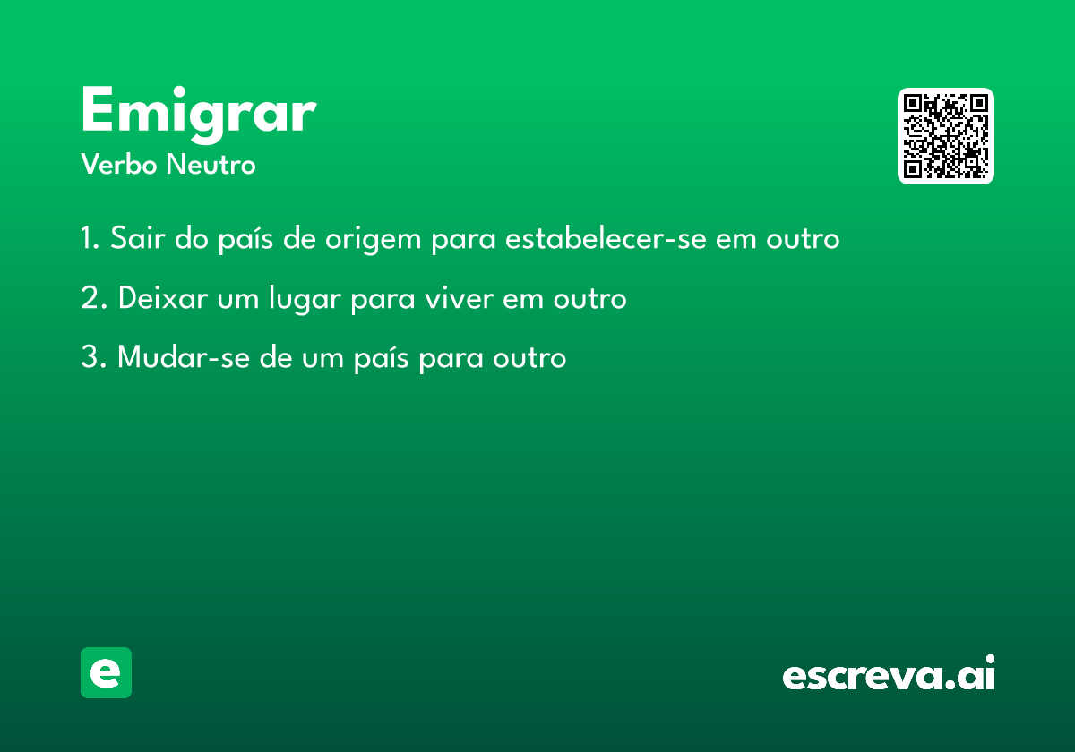 emigrar