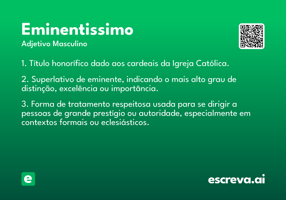 eminentissimo