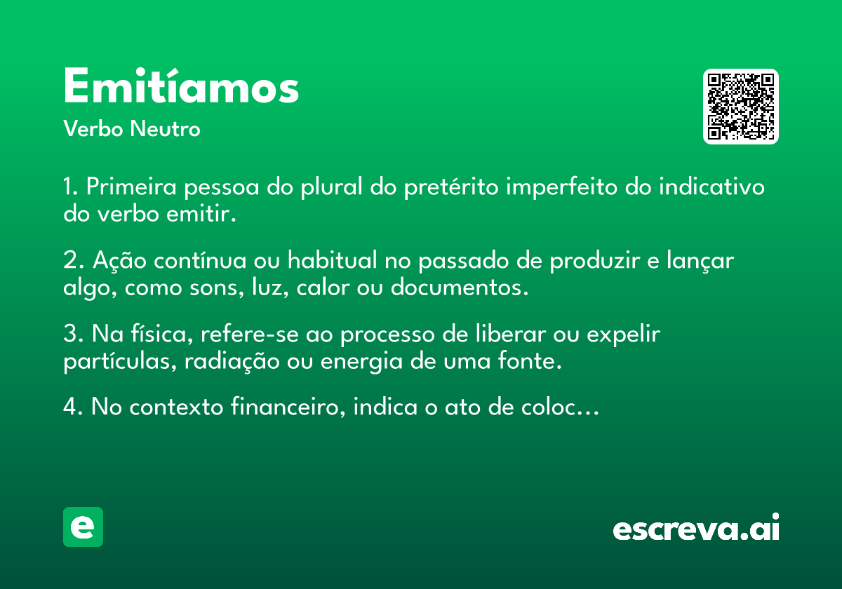 emitíamos