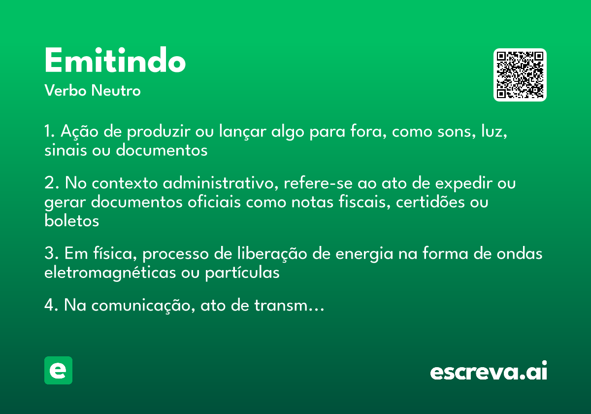 emitindo