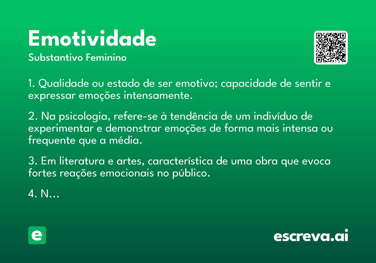 emotividade