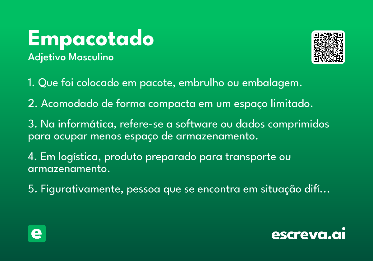 empacotado