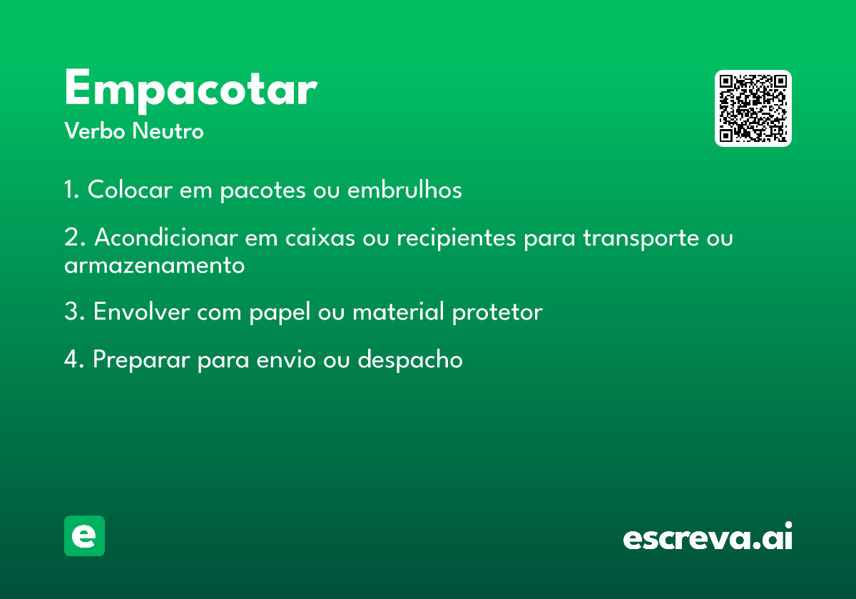 empacotar