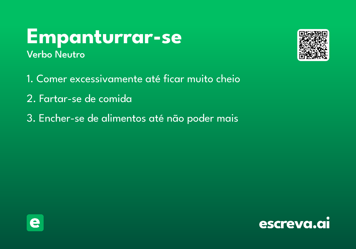 empanturrar-se