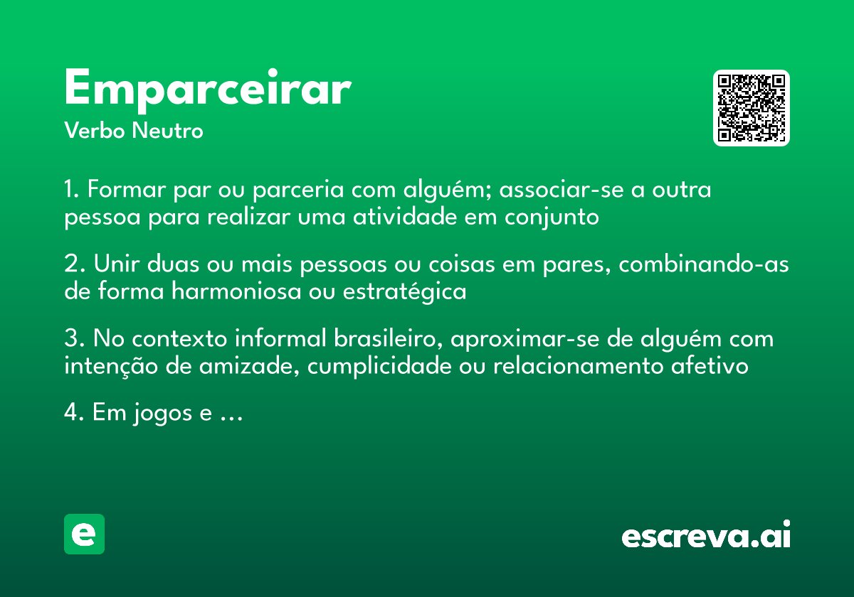 emparceirar