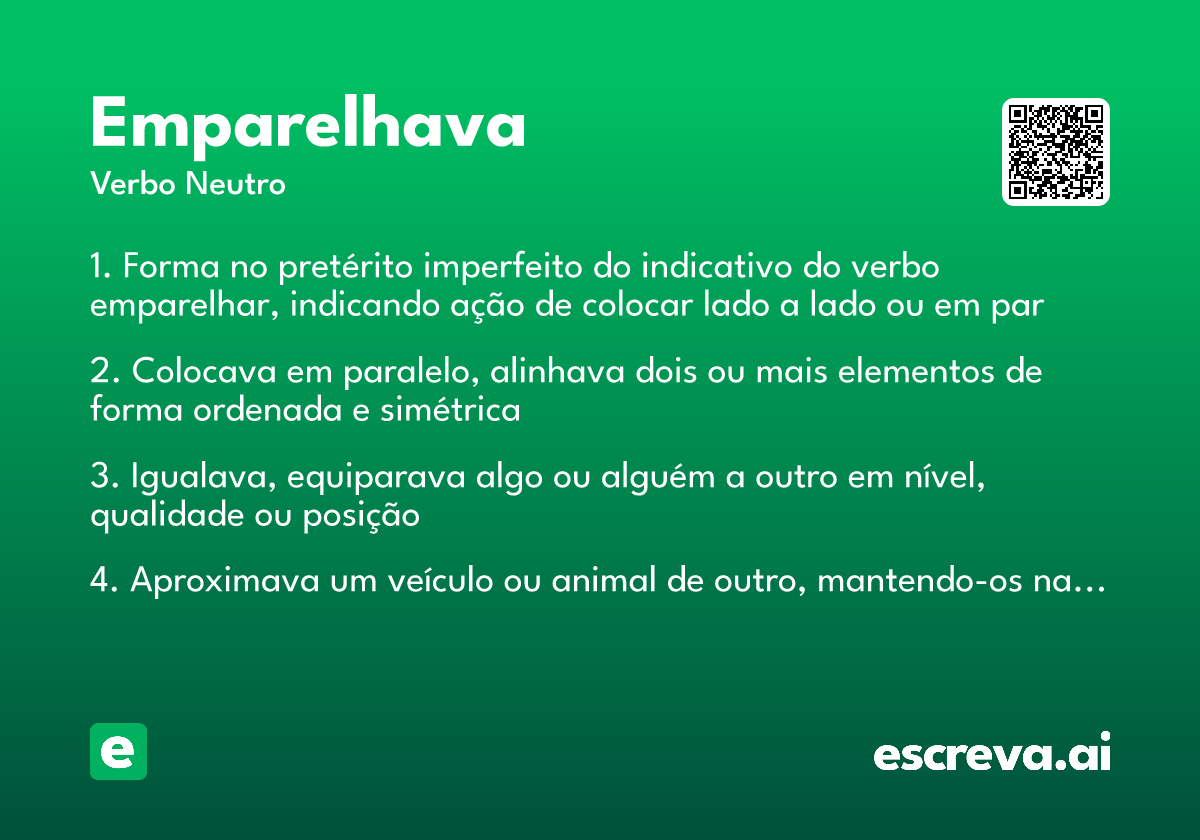 emparelhava