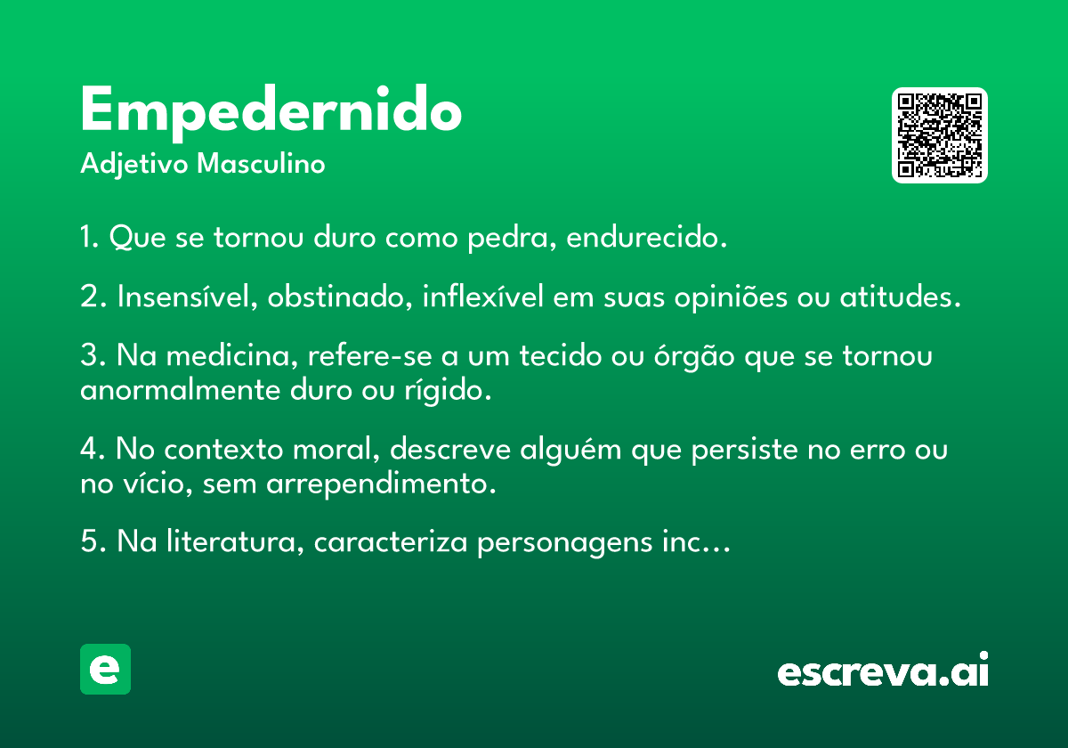 empedernido