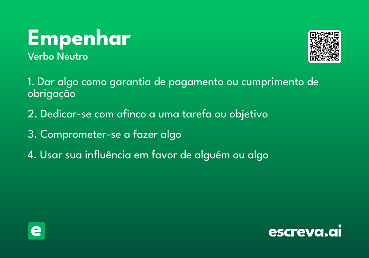 empenhar
