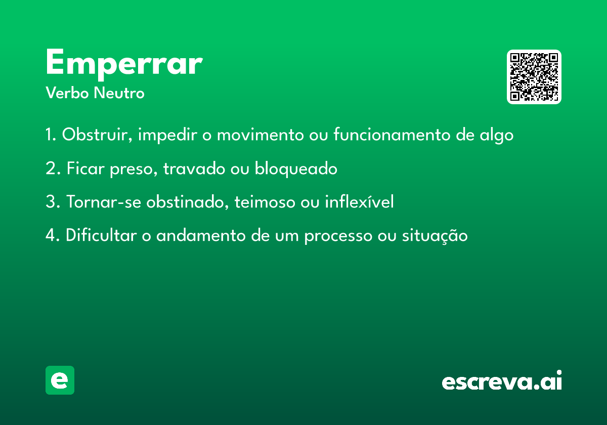 emperrar