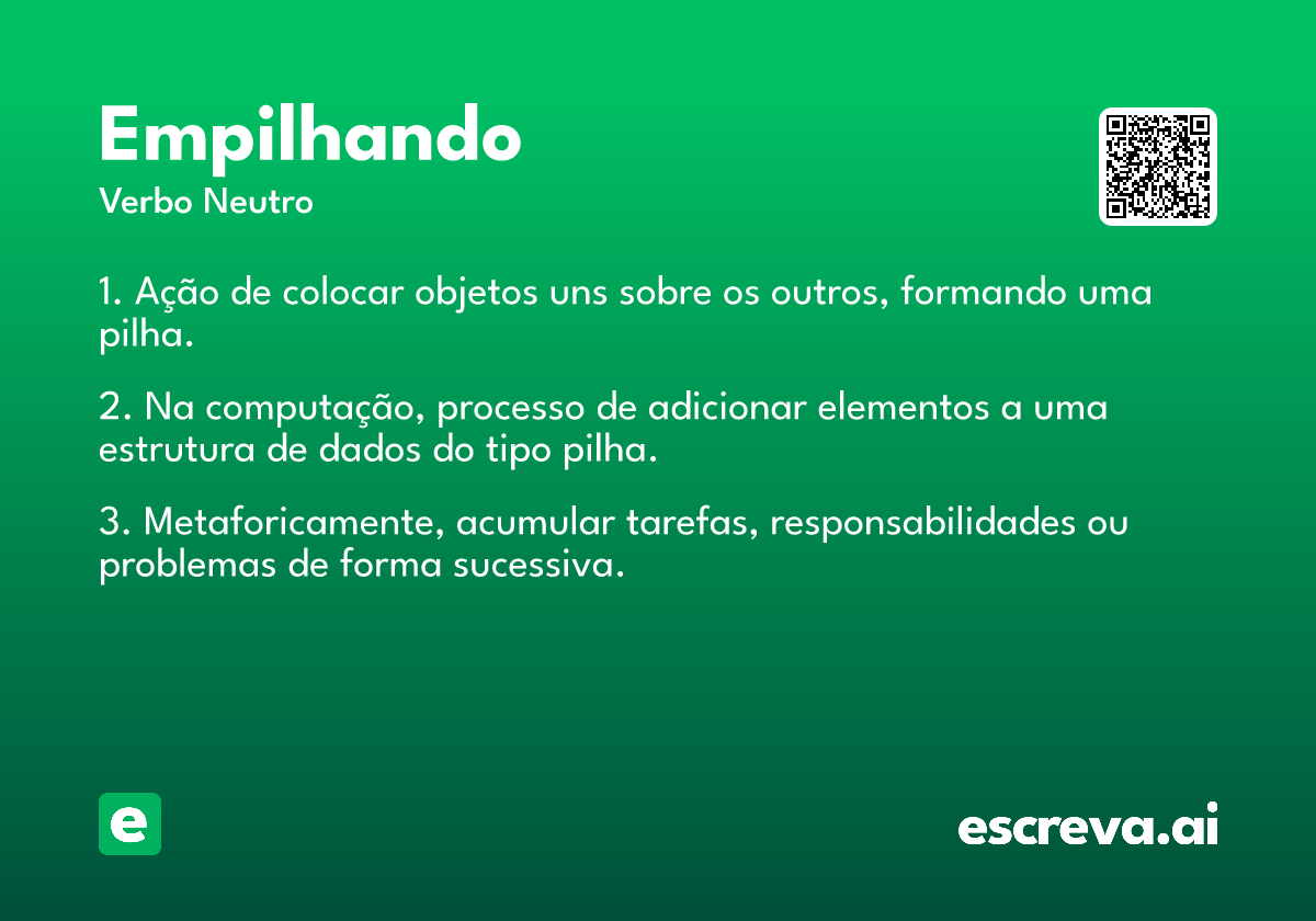empilhando