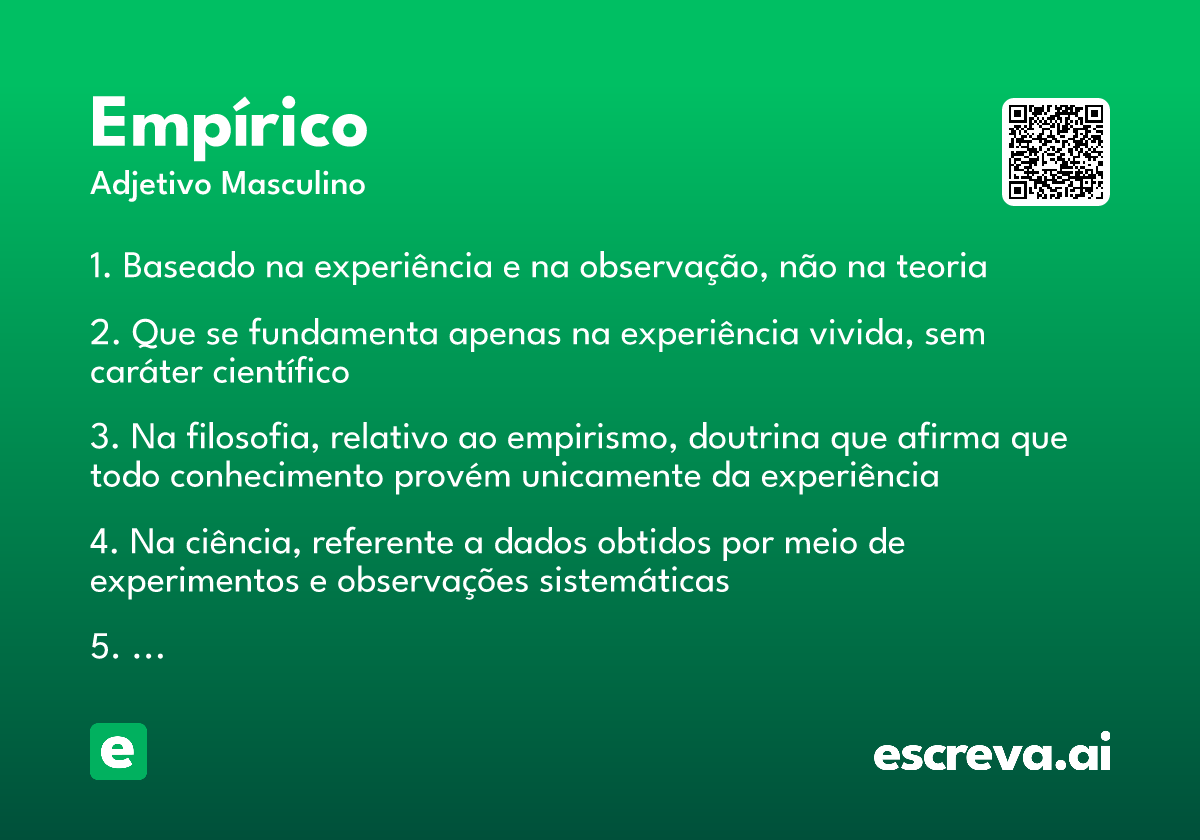 empírico