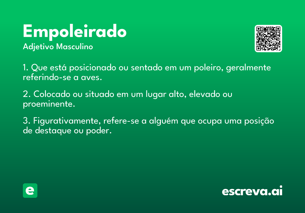 empoleirado