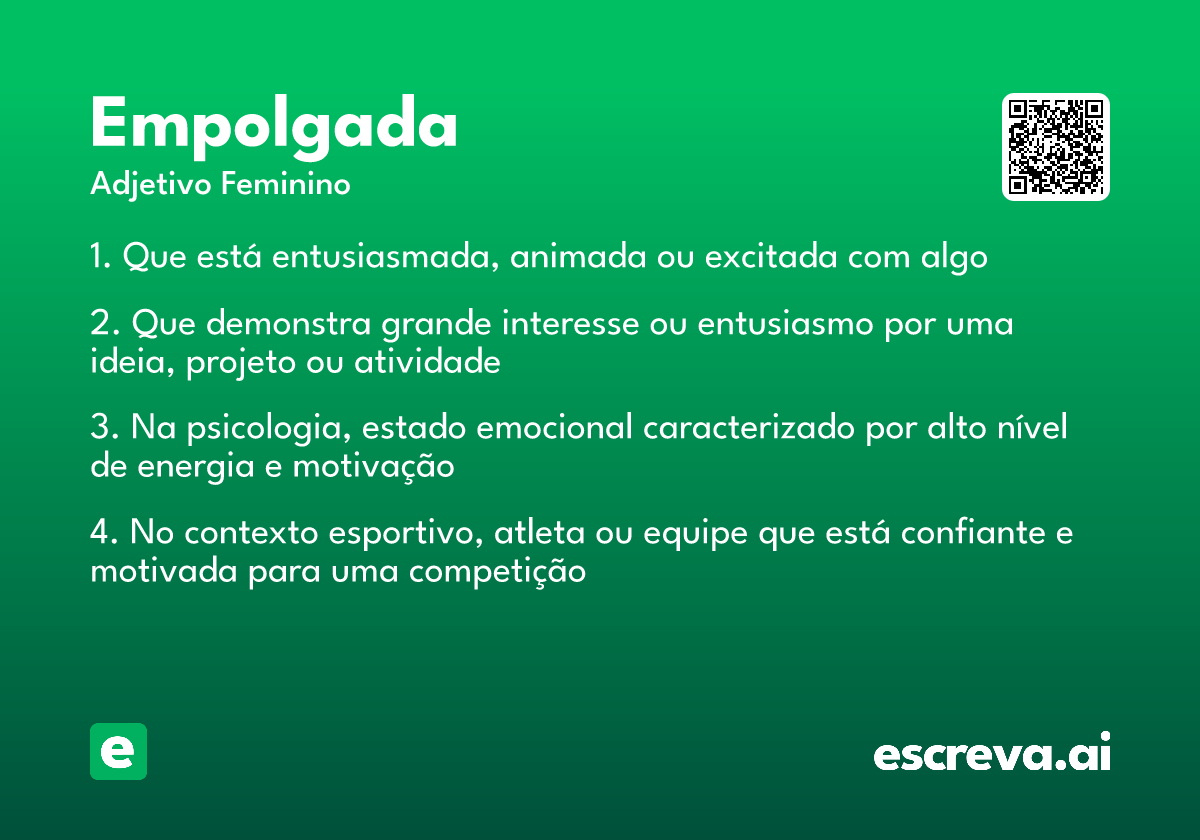 empolgada