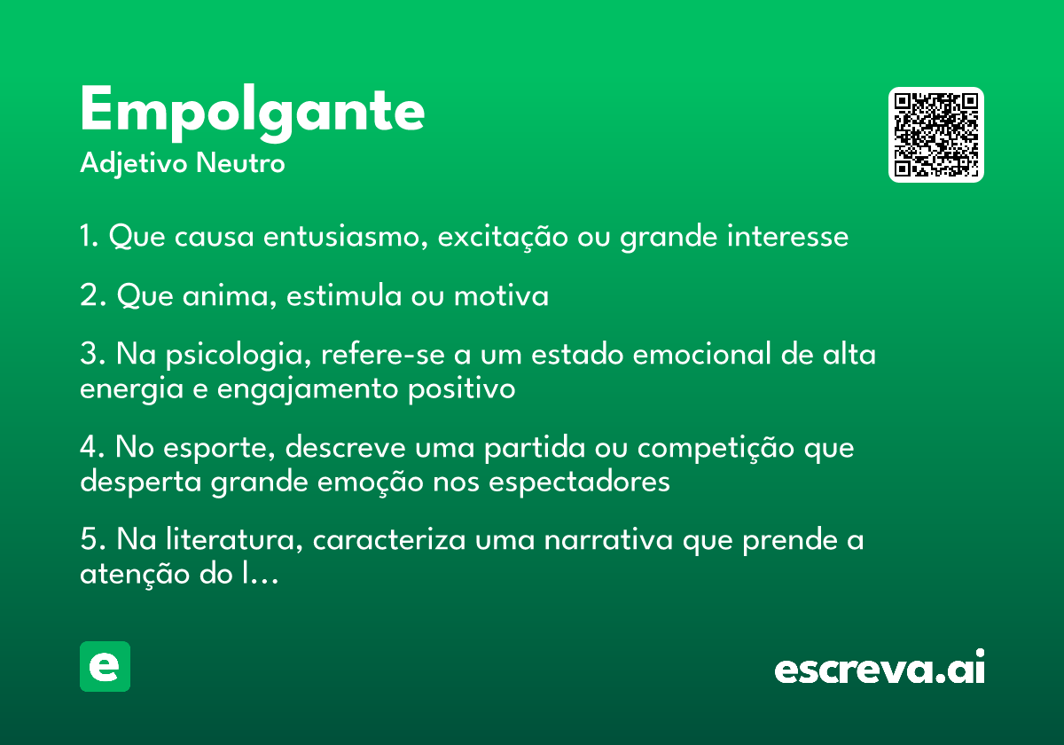empolgante