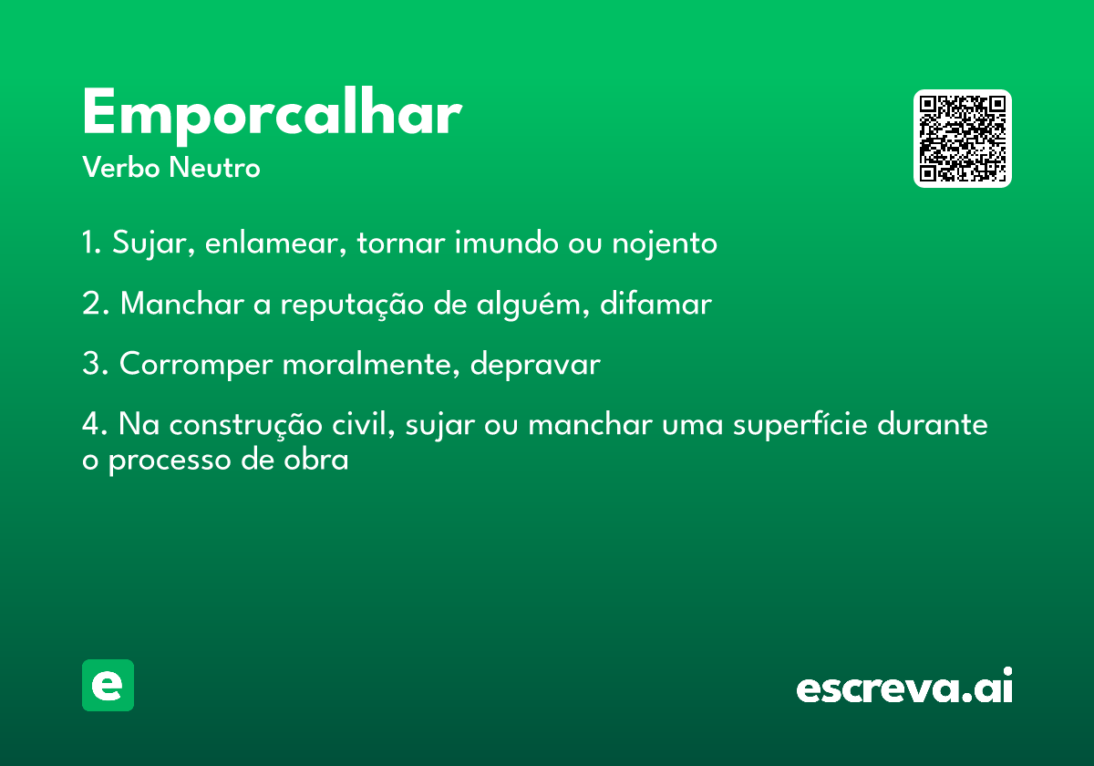 emporcalhar