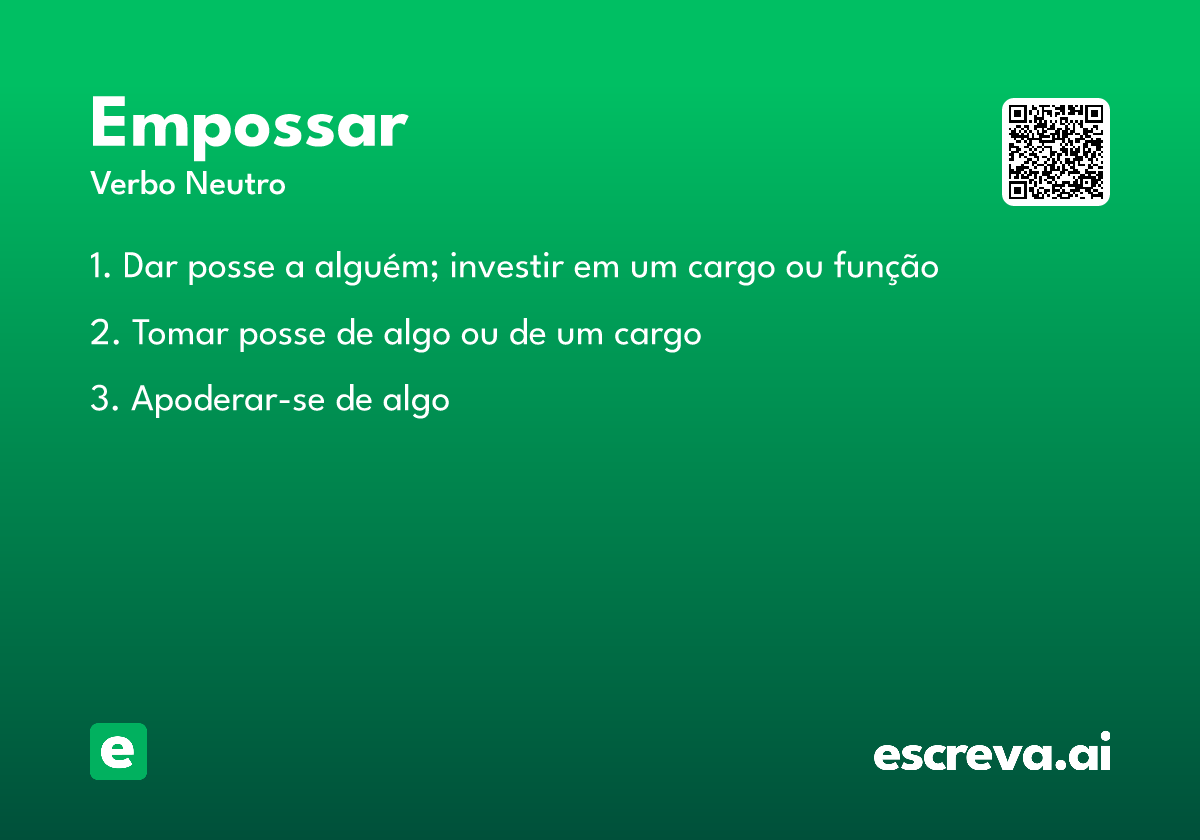 empossar