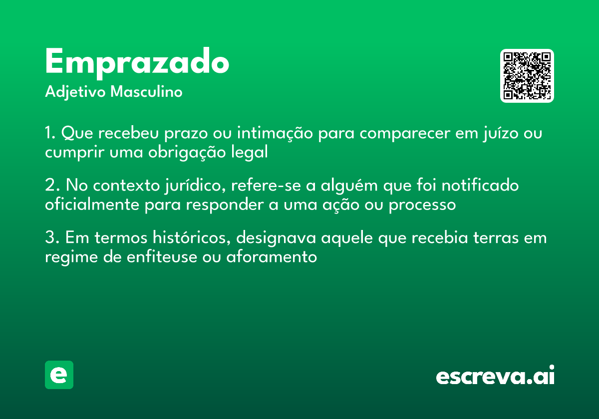 emprazado