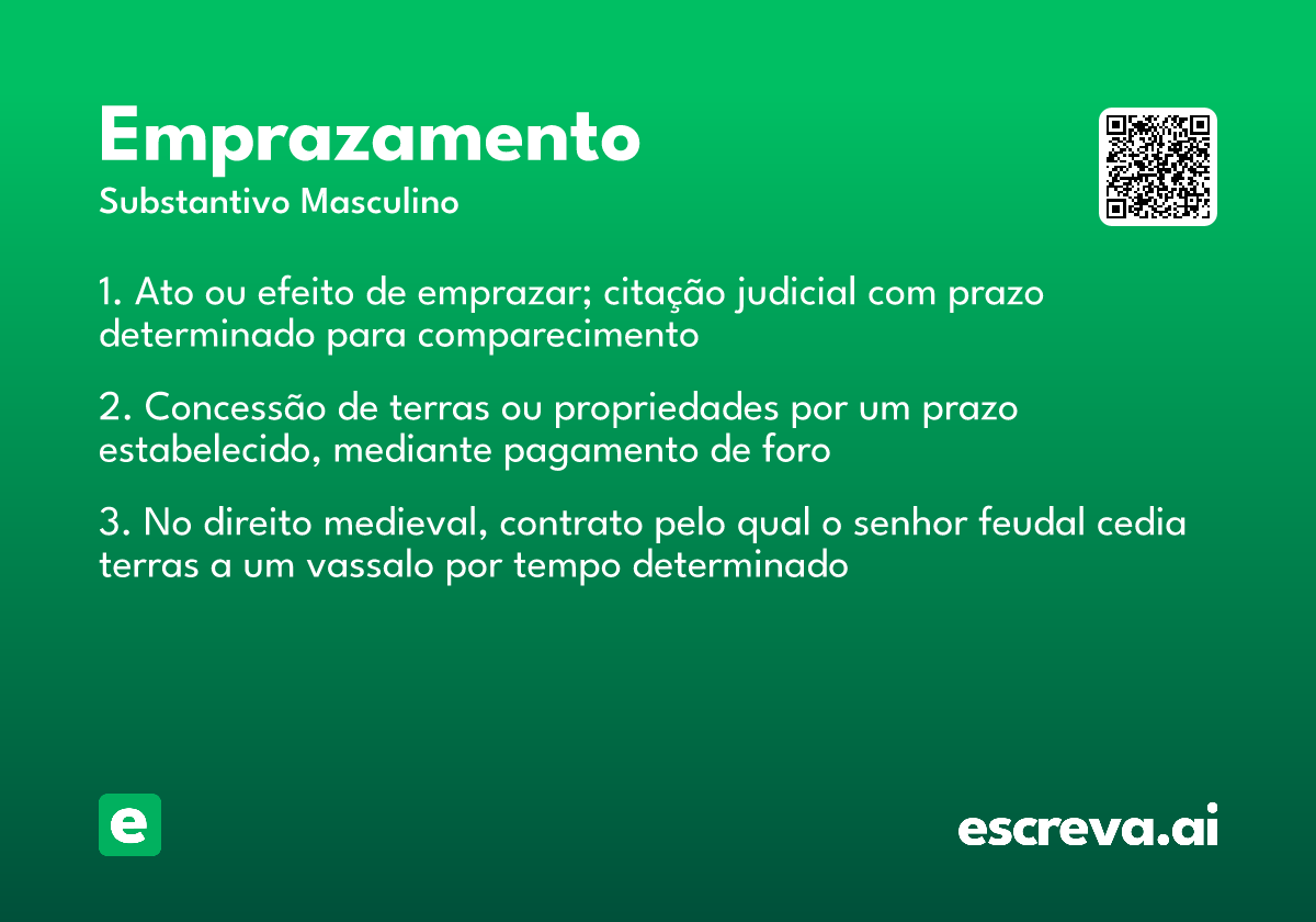 emprazamento