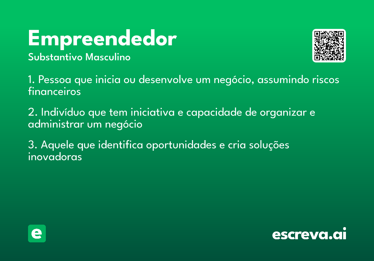 empreendedor