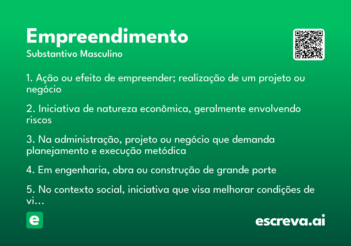 empreendimento