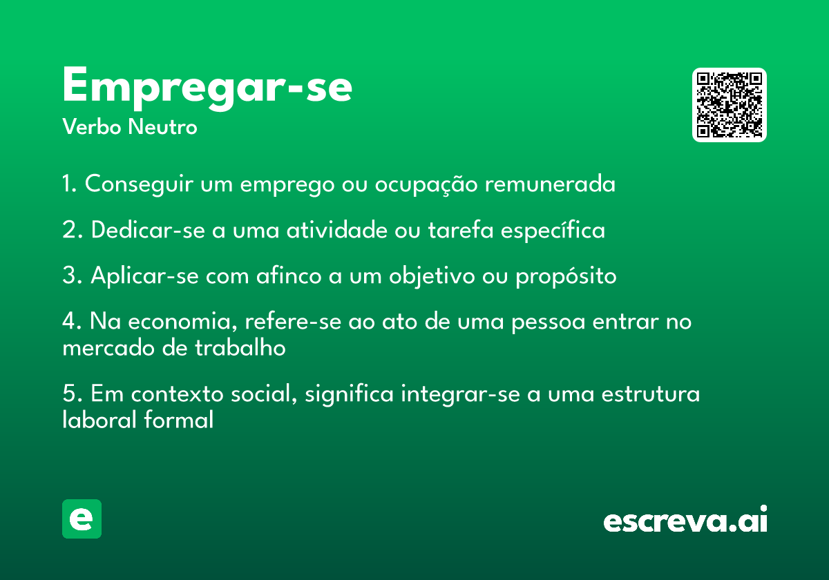 empregar-se