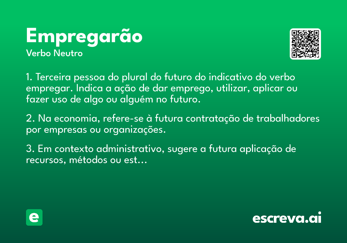empregarão