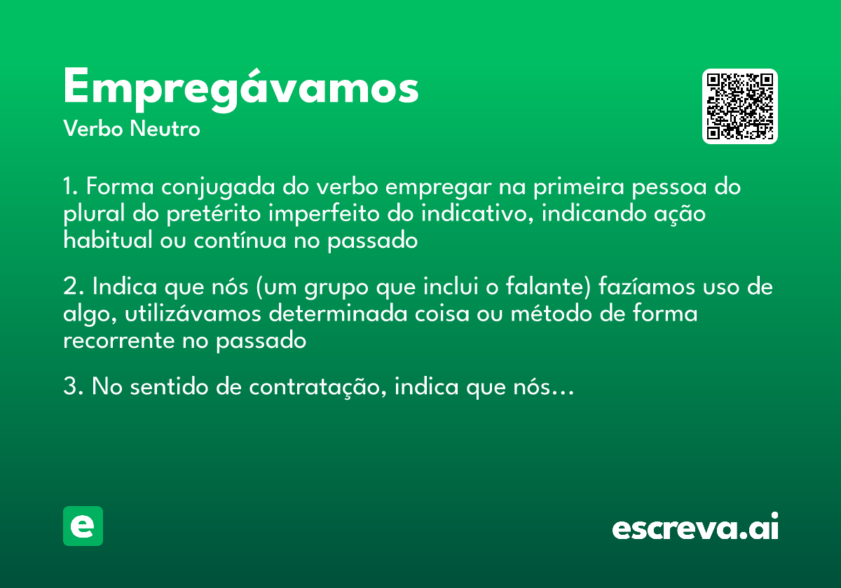 empregávamos