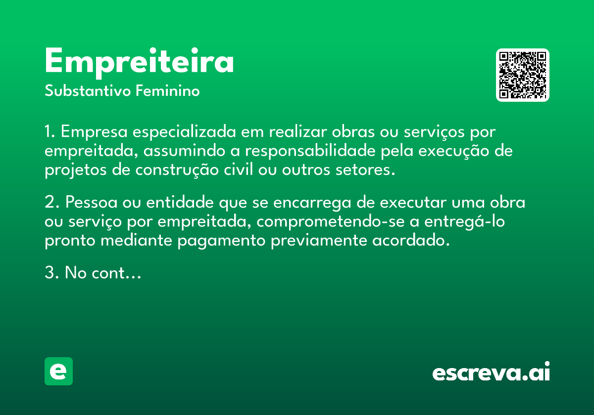 empreiteira