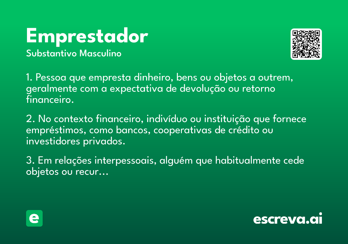 emprestador
