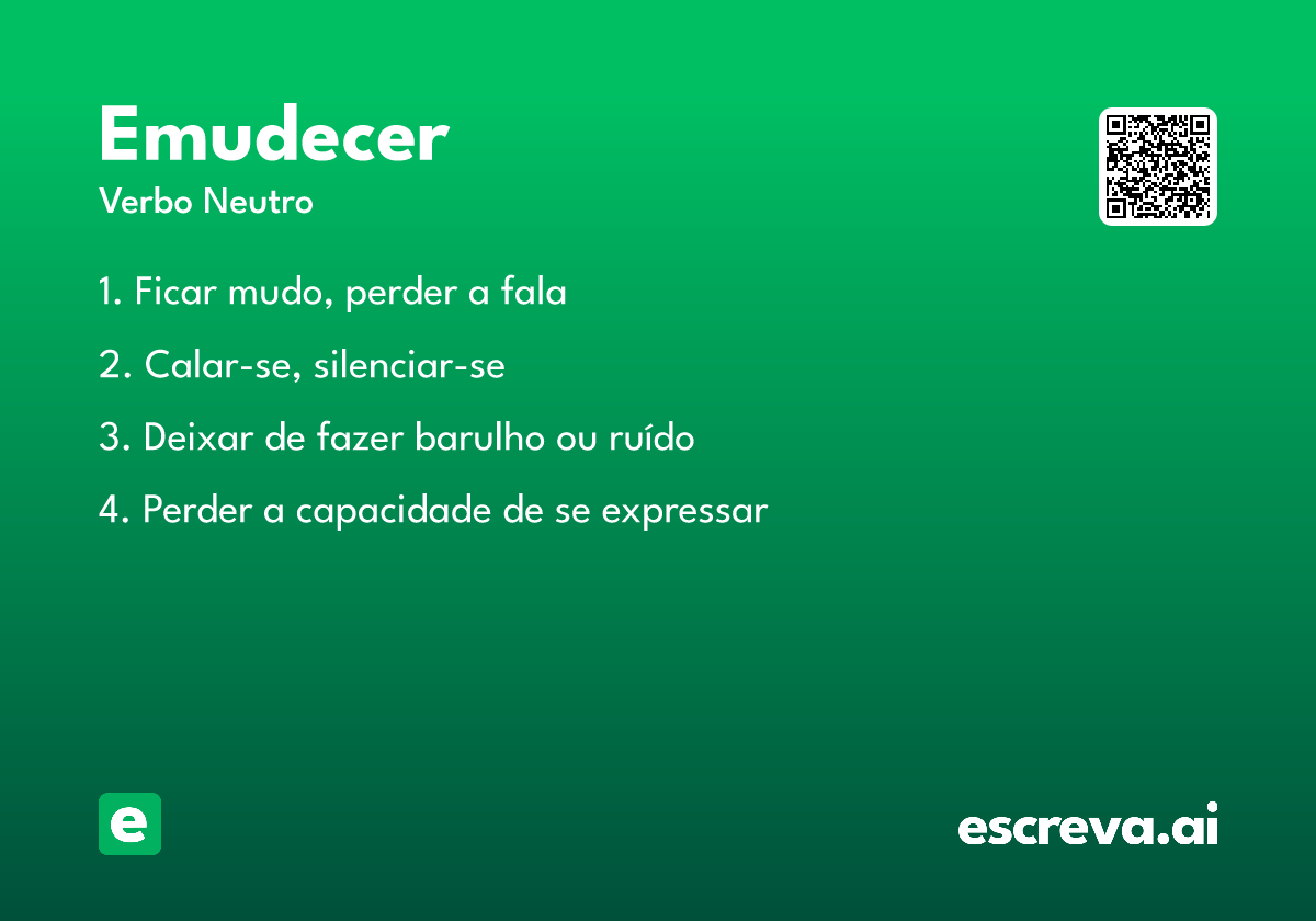 emudecer