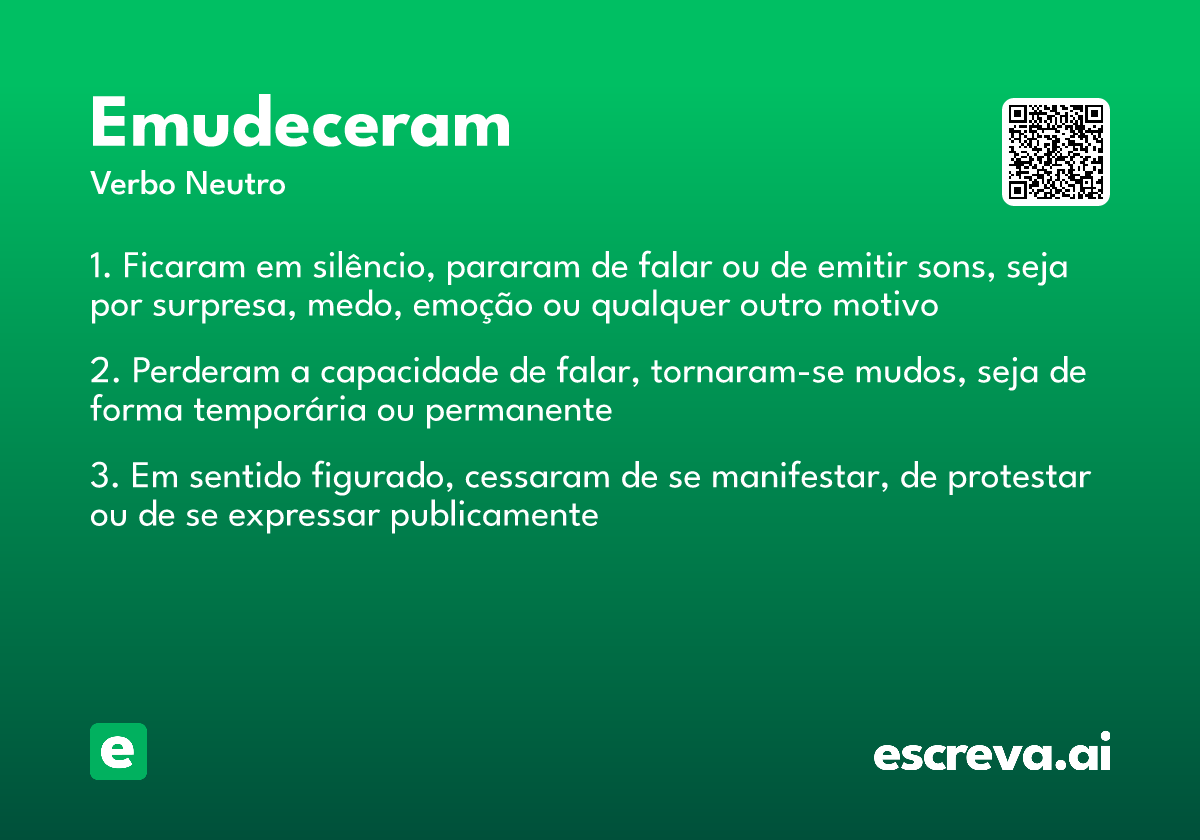 emudeceram