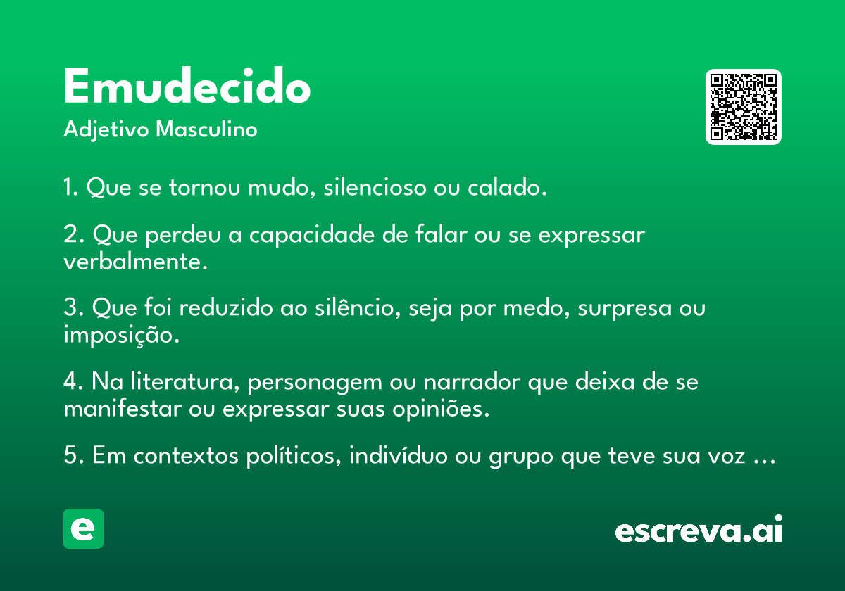 emudecido