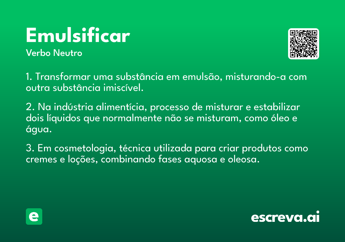 emulsificar