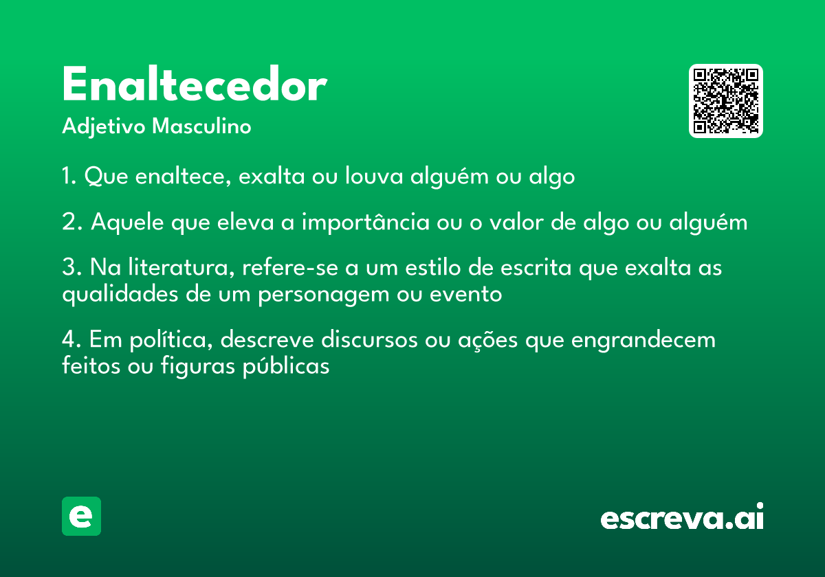 enaltecedor