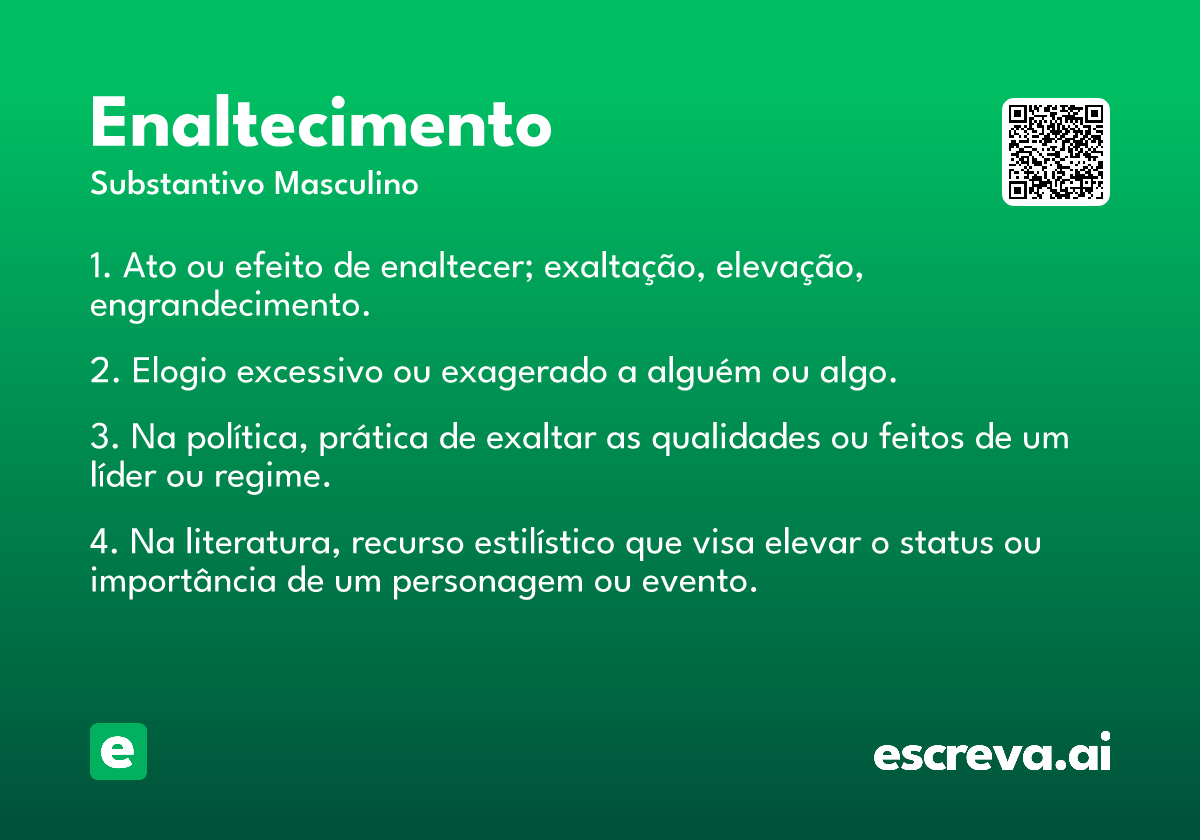 enaltecimento