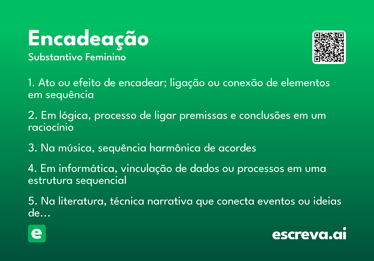 encadeação