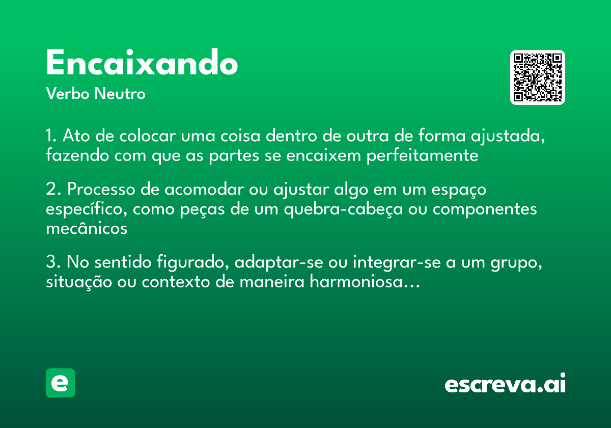 encaixando