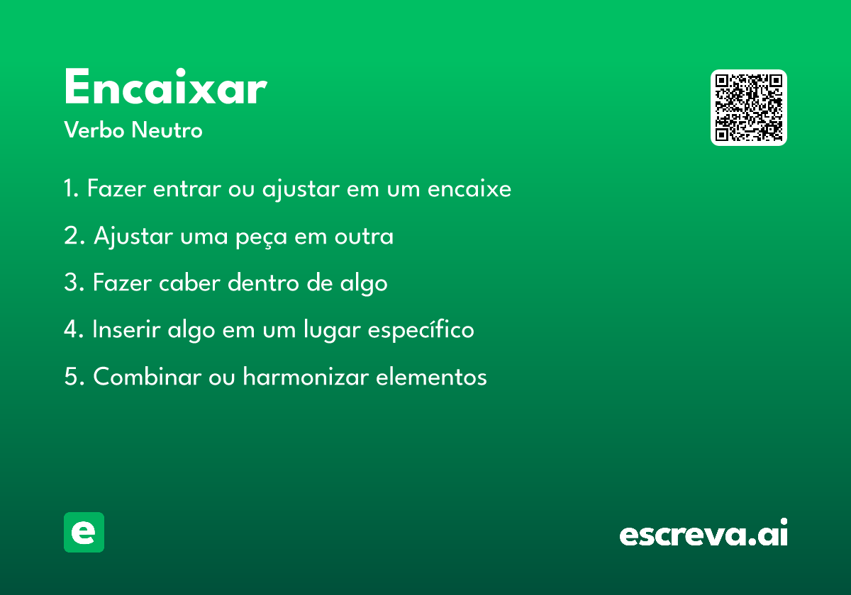 encaixar